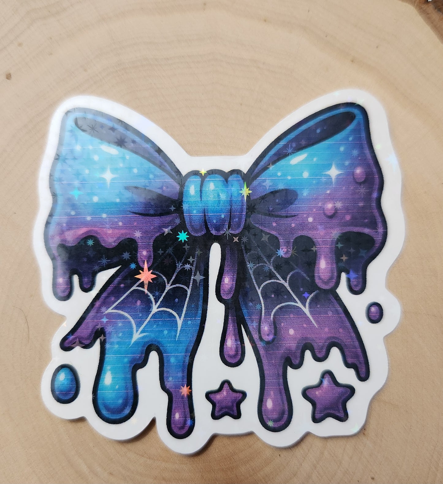Spidery Goo Bow Sticker