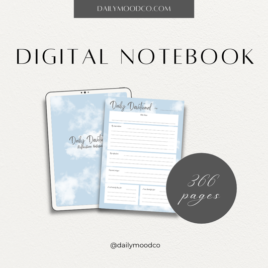 Daily Devotional Digital Notebook - DIGITAL DOWNLOAD