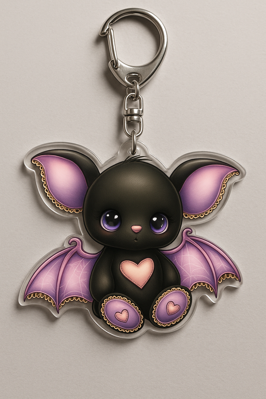 Ozzy the Bat Acrylic Keychain