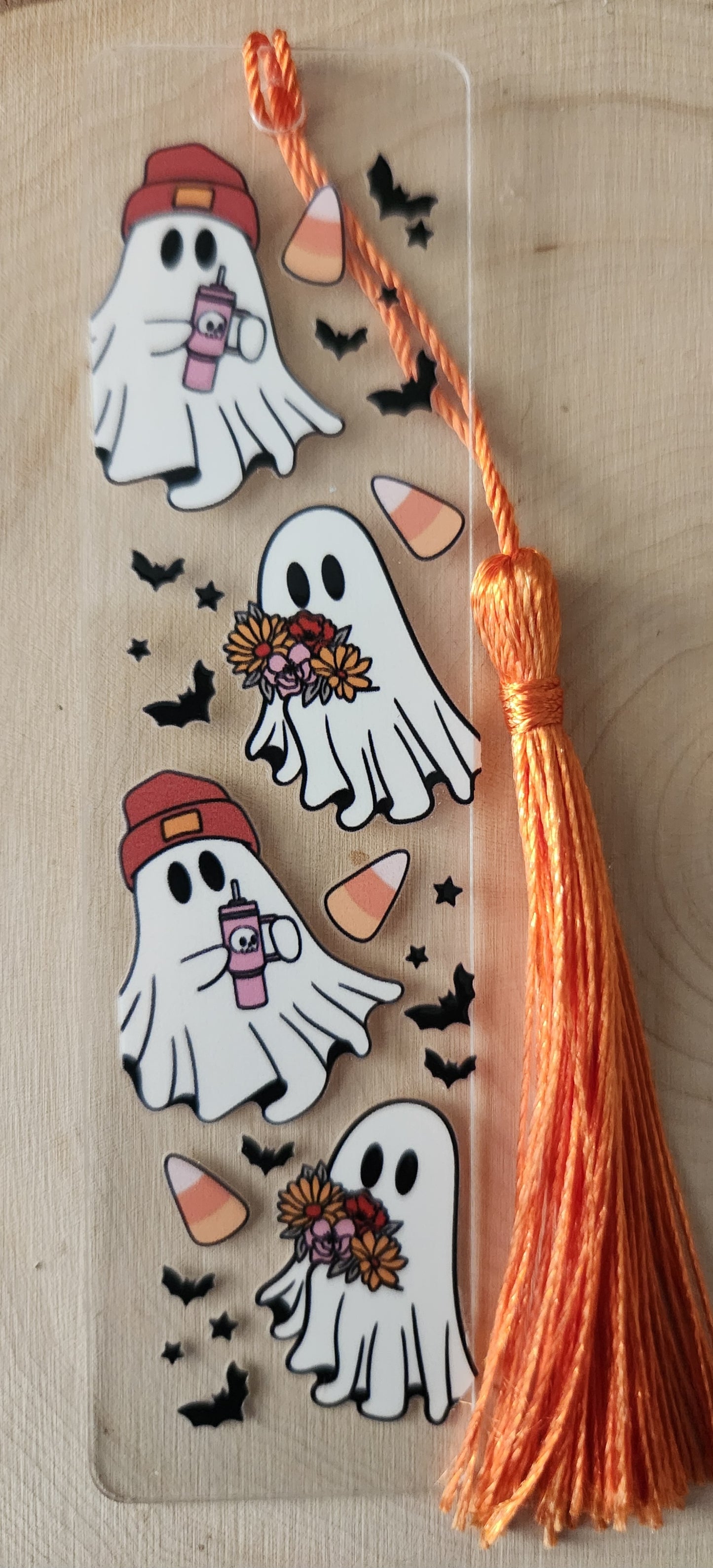 Coffee Ghost Acrylic Bookmark