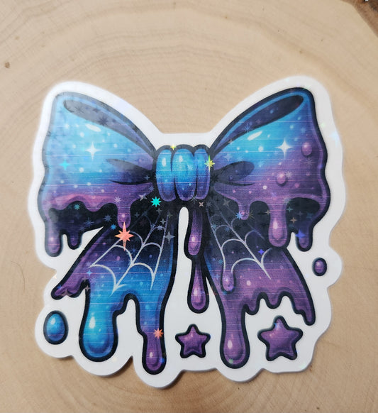 Spidery Goo Bow Sticker