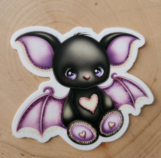 Ozzy the Bat Vinyl Sticker