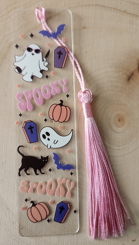 Cute but Spooky Acrylic Bookmark