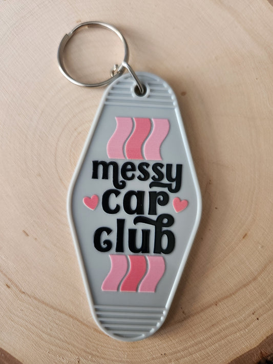 Messy Car Club Keychain